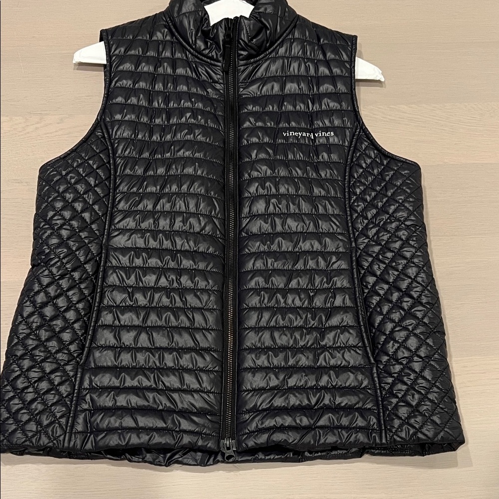 Vineyard Vines Black Puffer Vest